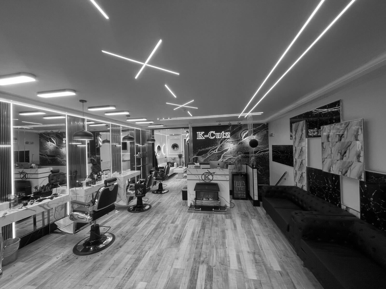 K-Cutz barbershop interior